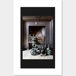 Astley Hall-Fire place Posters and Art